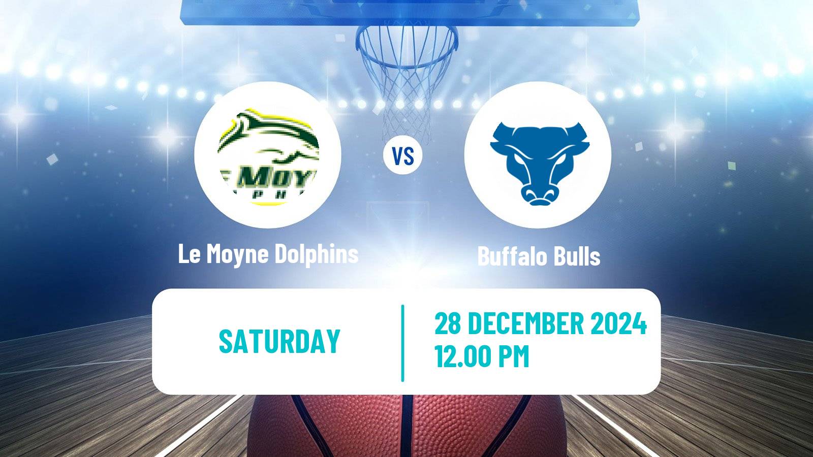 Basketball NCAA College Basketball Women Le Moyne Dolphins - Buffalo Bulls