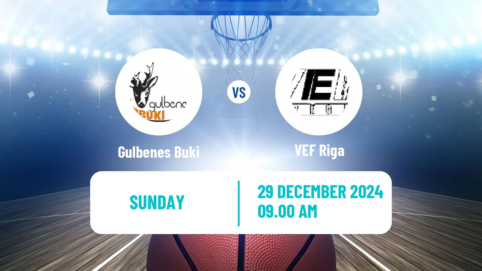 Basketball Latvian Cup Basketball Gulbenes Buki - VEF Riga