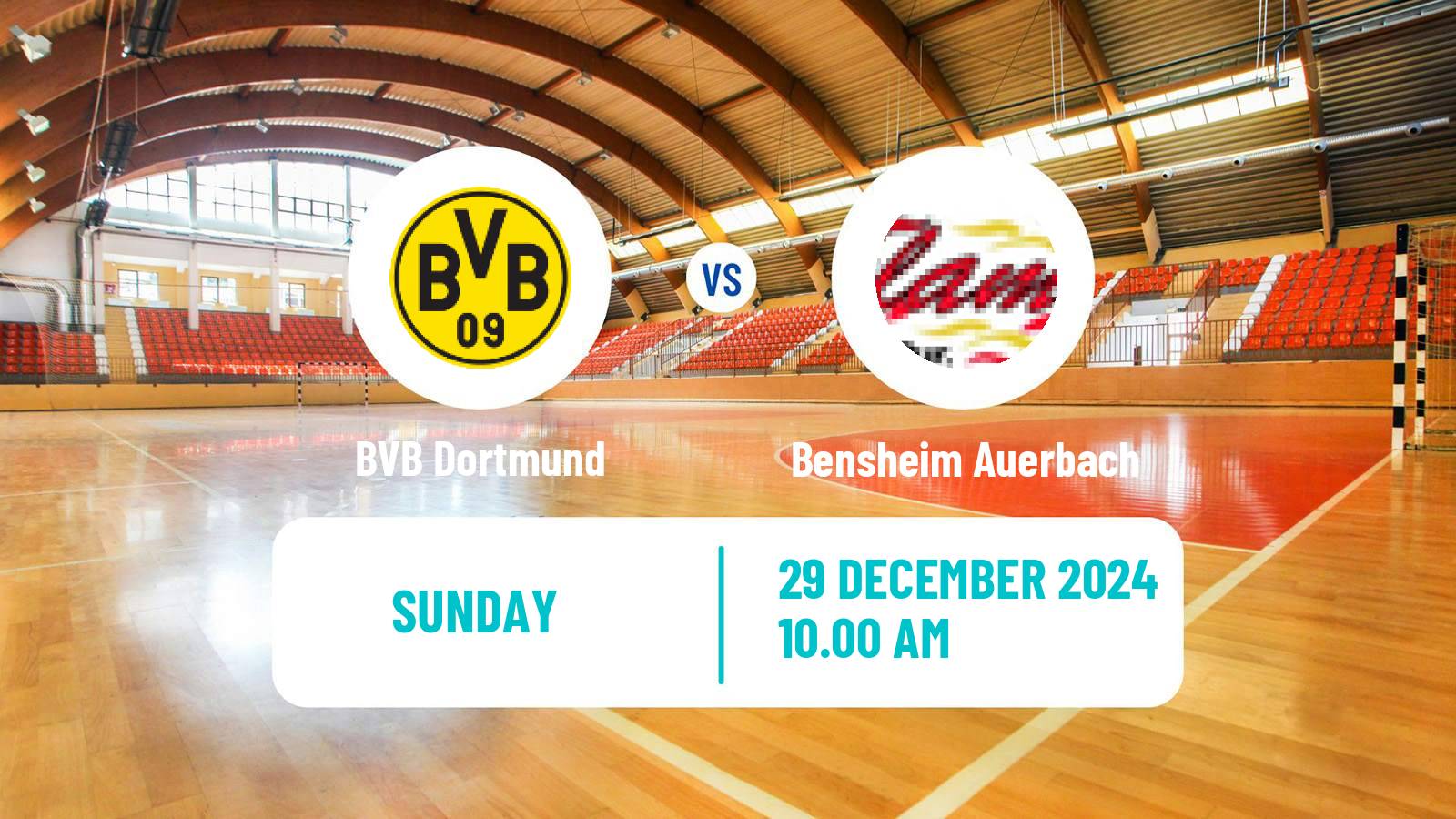 Handball German 1 Bundesliga Handball Women BVB Dortmund - Bensheim Auerbach