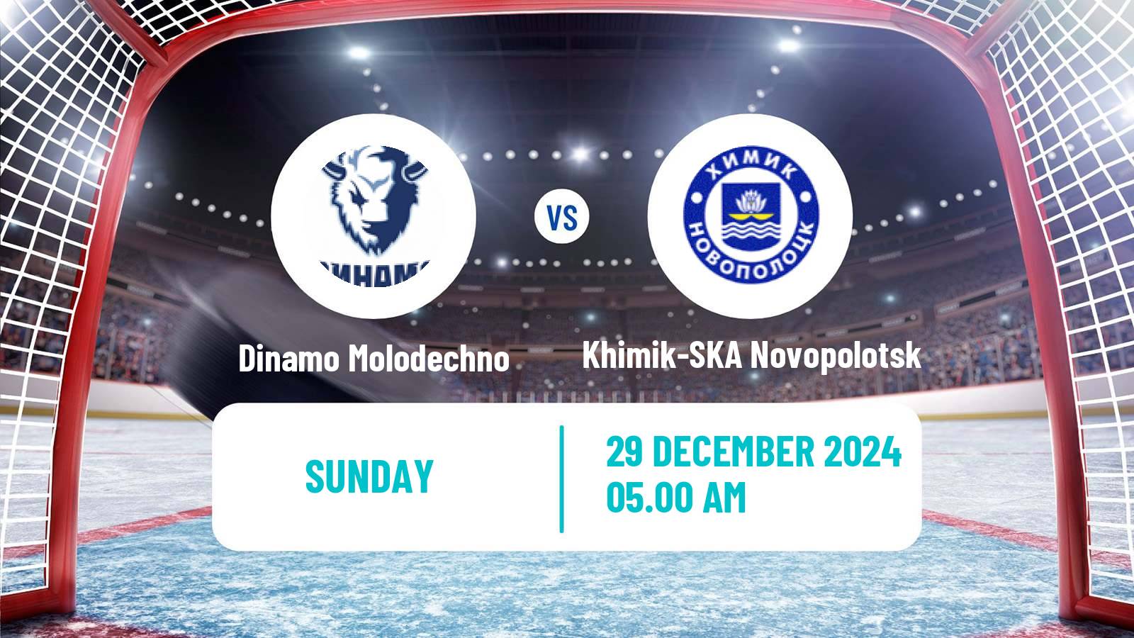 Hockey Belarusian Extraleague Dinamo Molodechno - Khimik-SKA Novopolotsk