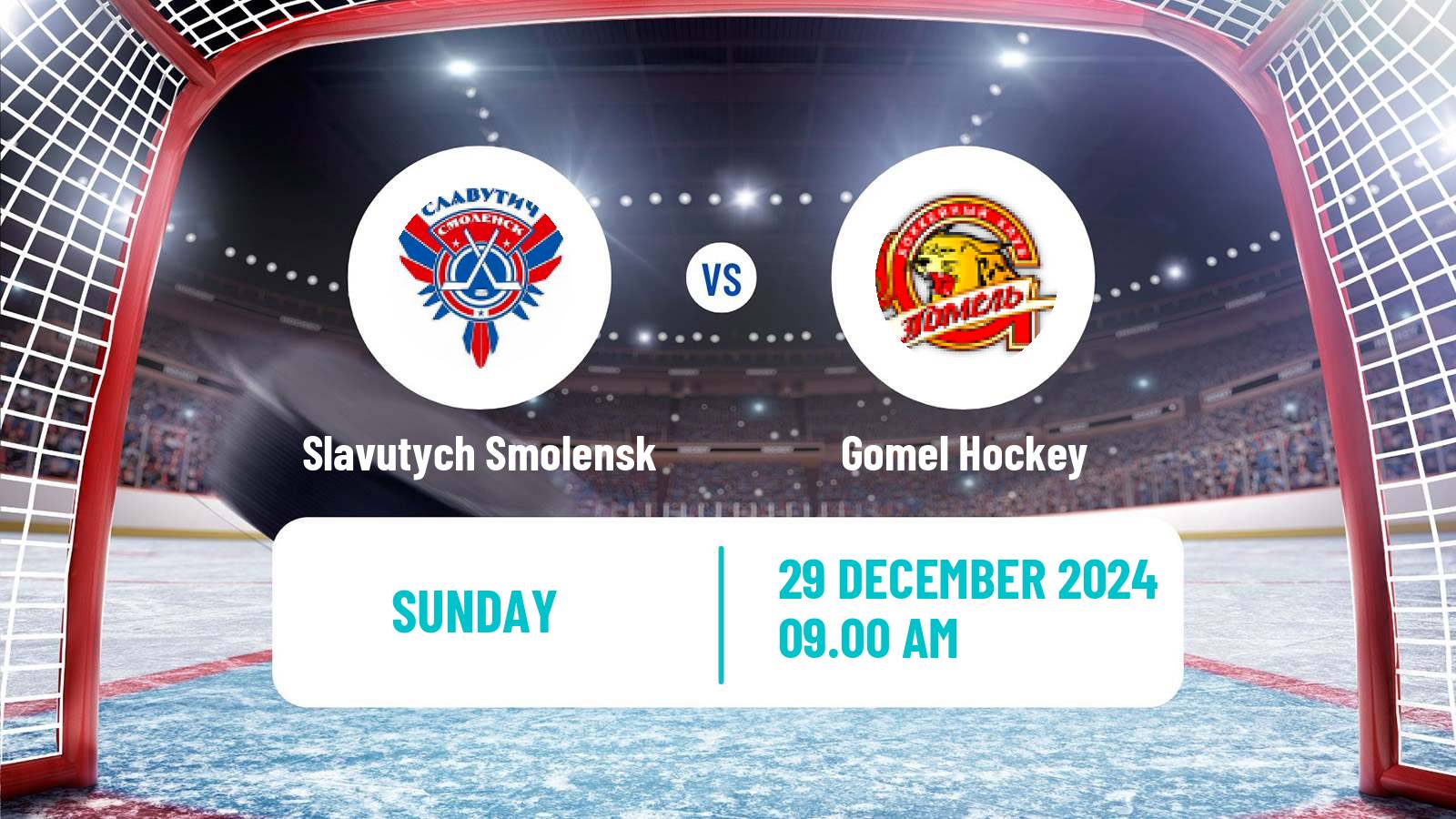 Hockey Belarusian Extraleague Slavutych Smolensk - Gomel