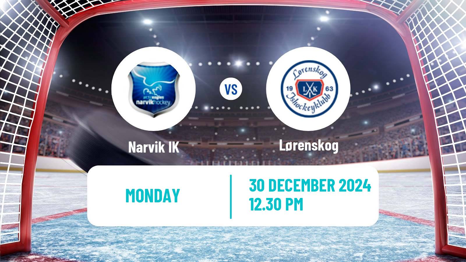 Hockey Norwegian Ligaen Hockey Narvik - Lørenskog