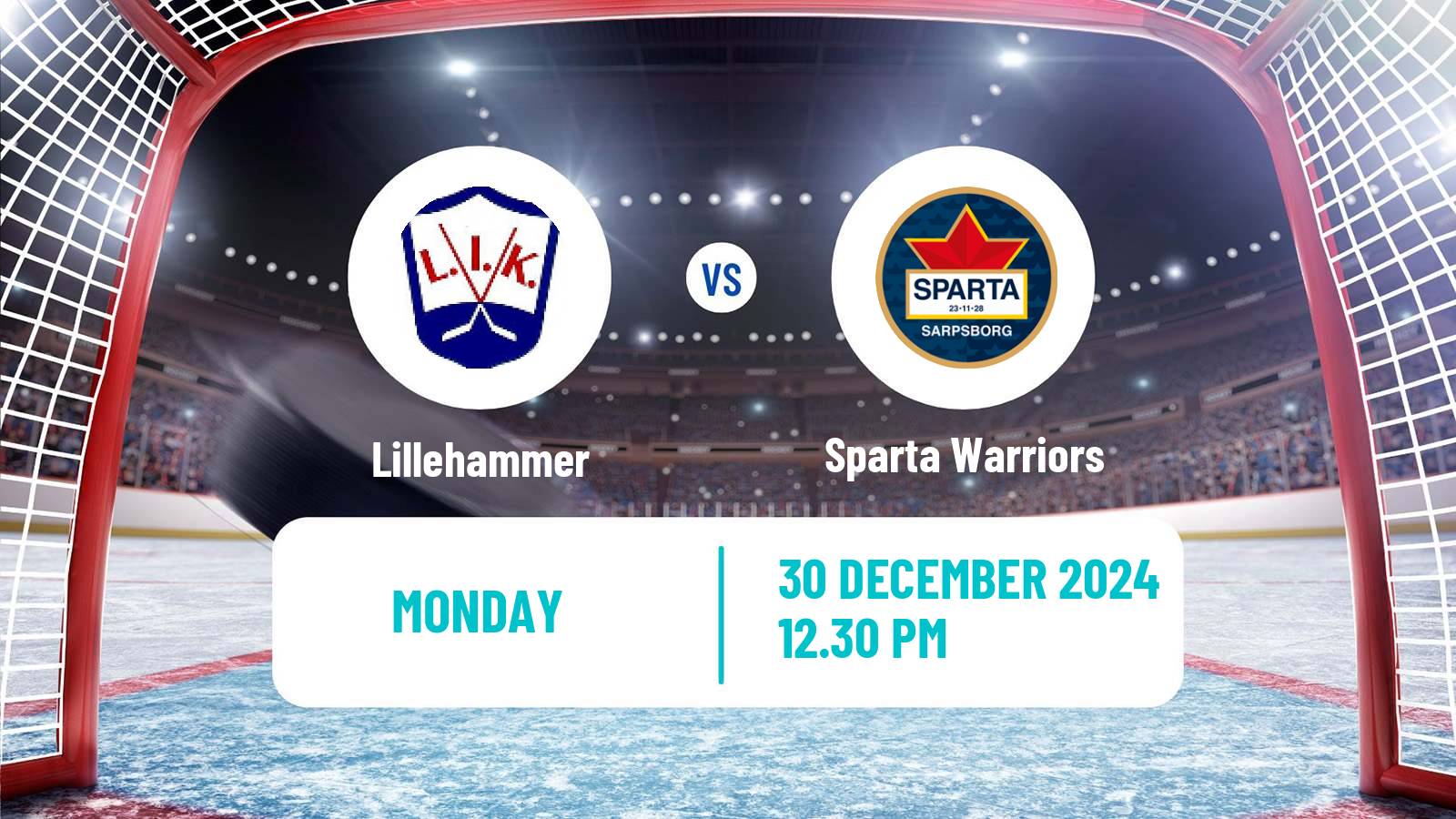 Hockey Norwegian Ligaen Hockey Lillehammer - Sparta Warriors