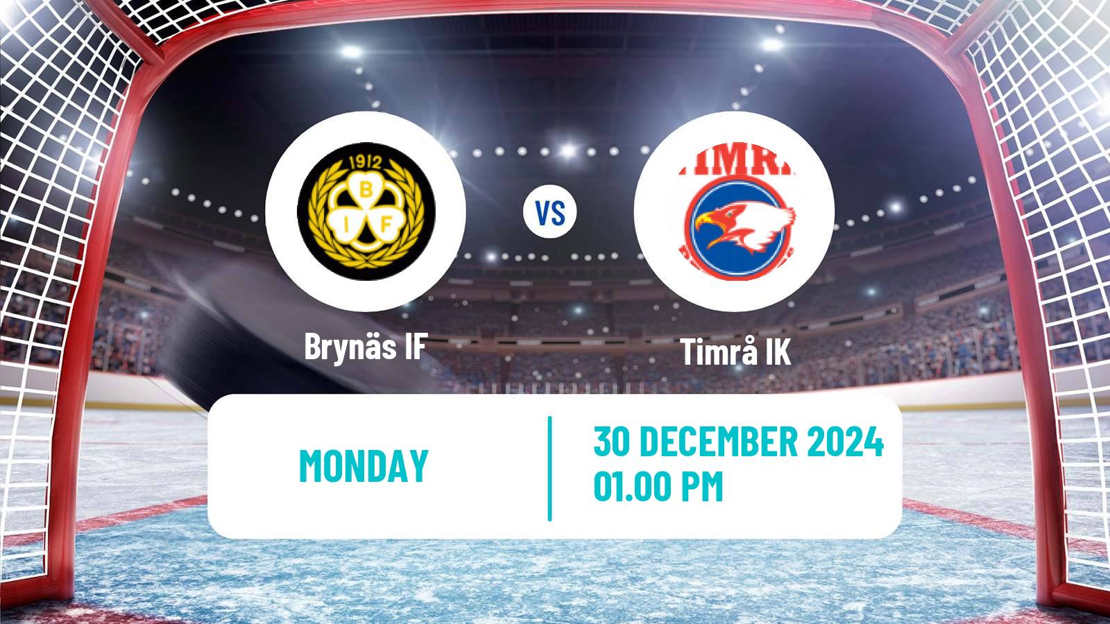 Hockey SHL Brynäs - Timrå