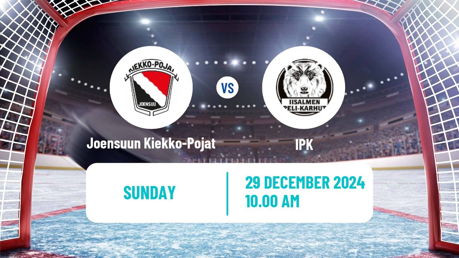 Hockey Finnish Mestis Joensuun Kiekko-Pojat - IPK