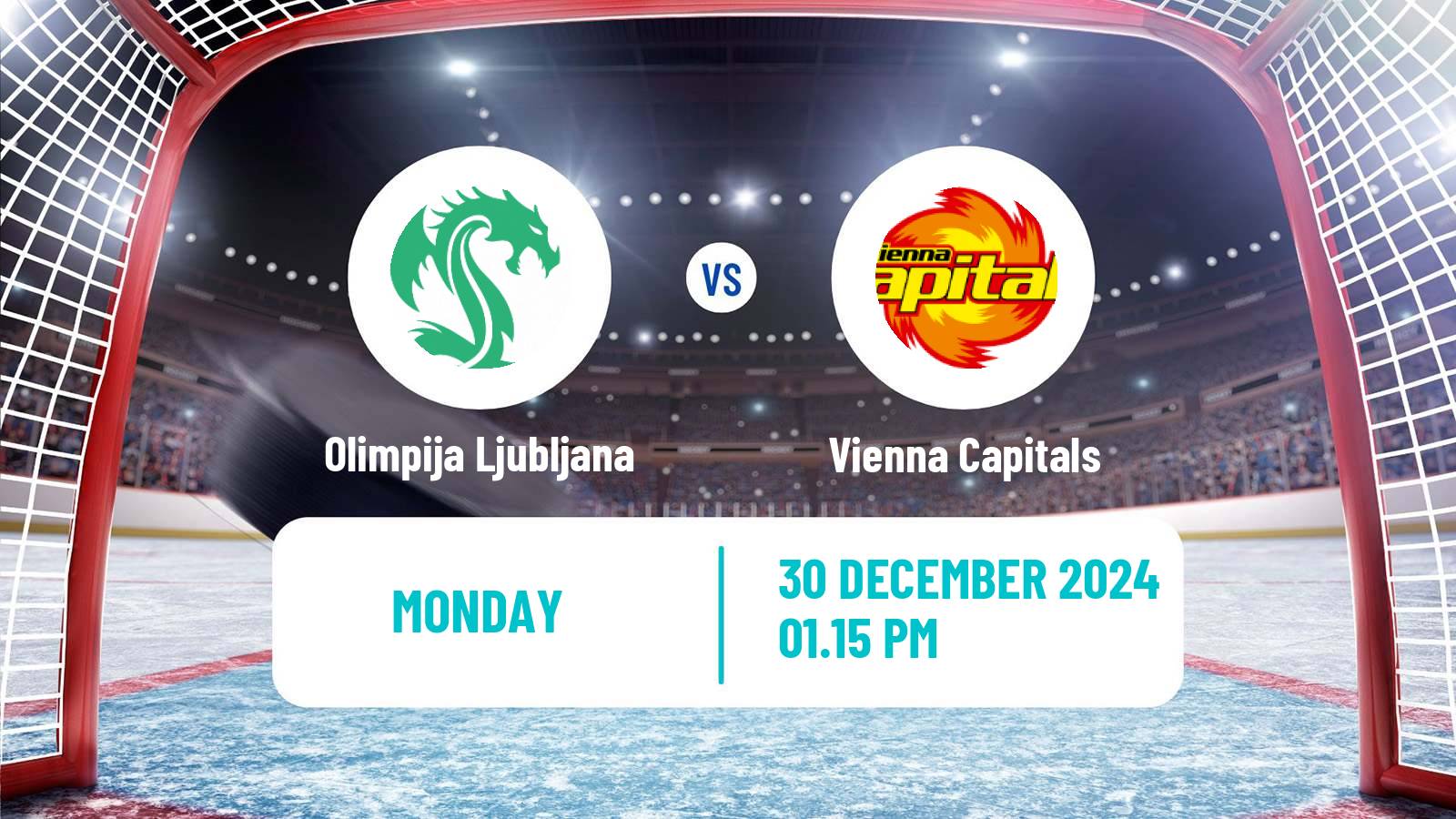 Hockey Austrian Ice Hockey League Olimpija Ljubljana - Vienna Capitals