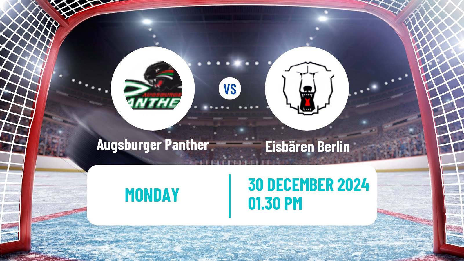 Hockey German Ice Hockey League Augsburger Panther - Eisbären Berlin