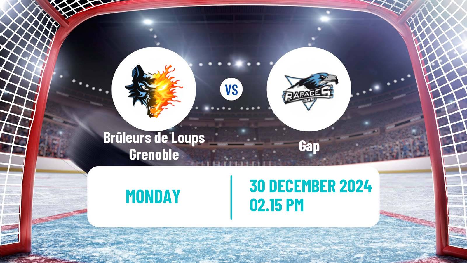 Hockey French Ligue Magnus Brûleurs de Loups Grenoble - Gap