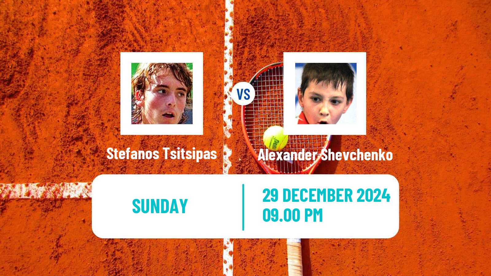 Tennis ATP United Cup Stefanos Tsitsipas - Alexander Shevchenko