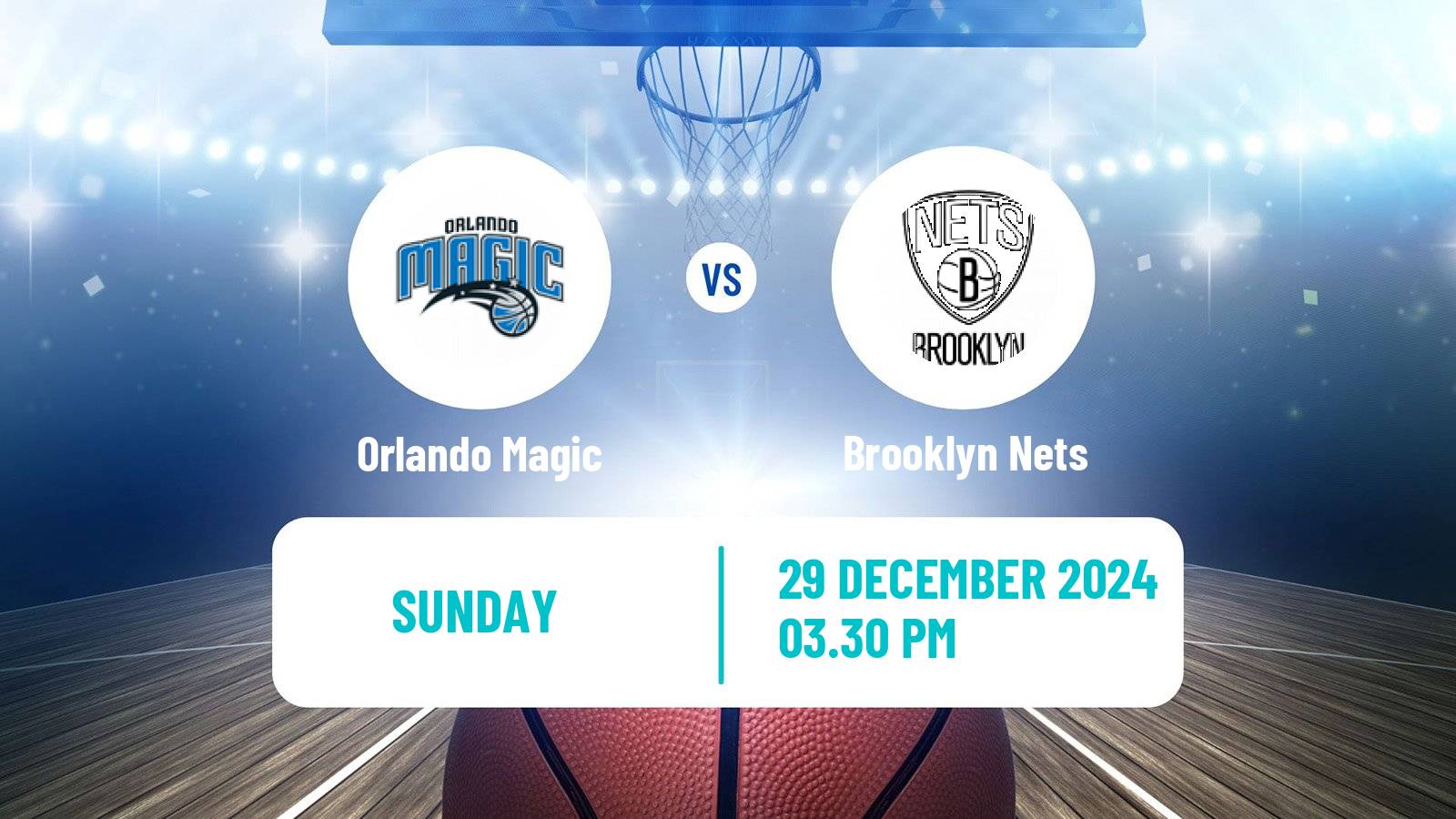 Basketball NBA Orlando Magic - Brooklyn Nets