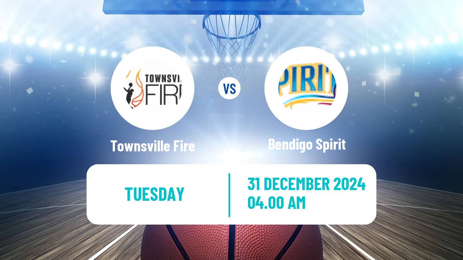 Basketball Australian WNBL Townsville Fire - Bendigo Spirit