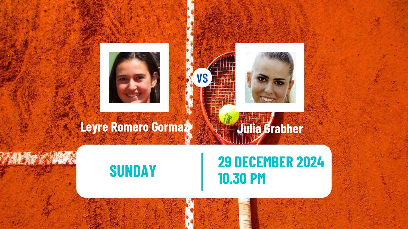 Tennis WTA Auckland Leyre Romero Gormaz - Julia Grabher