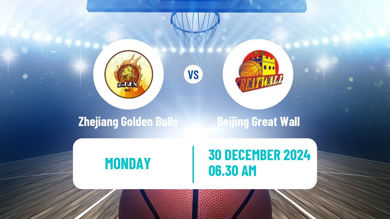 Basketball WCBA Zhejiang Golden Bulls - Beijing Great Wall