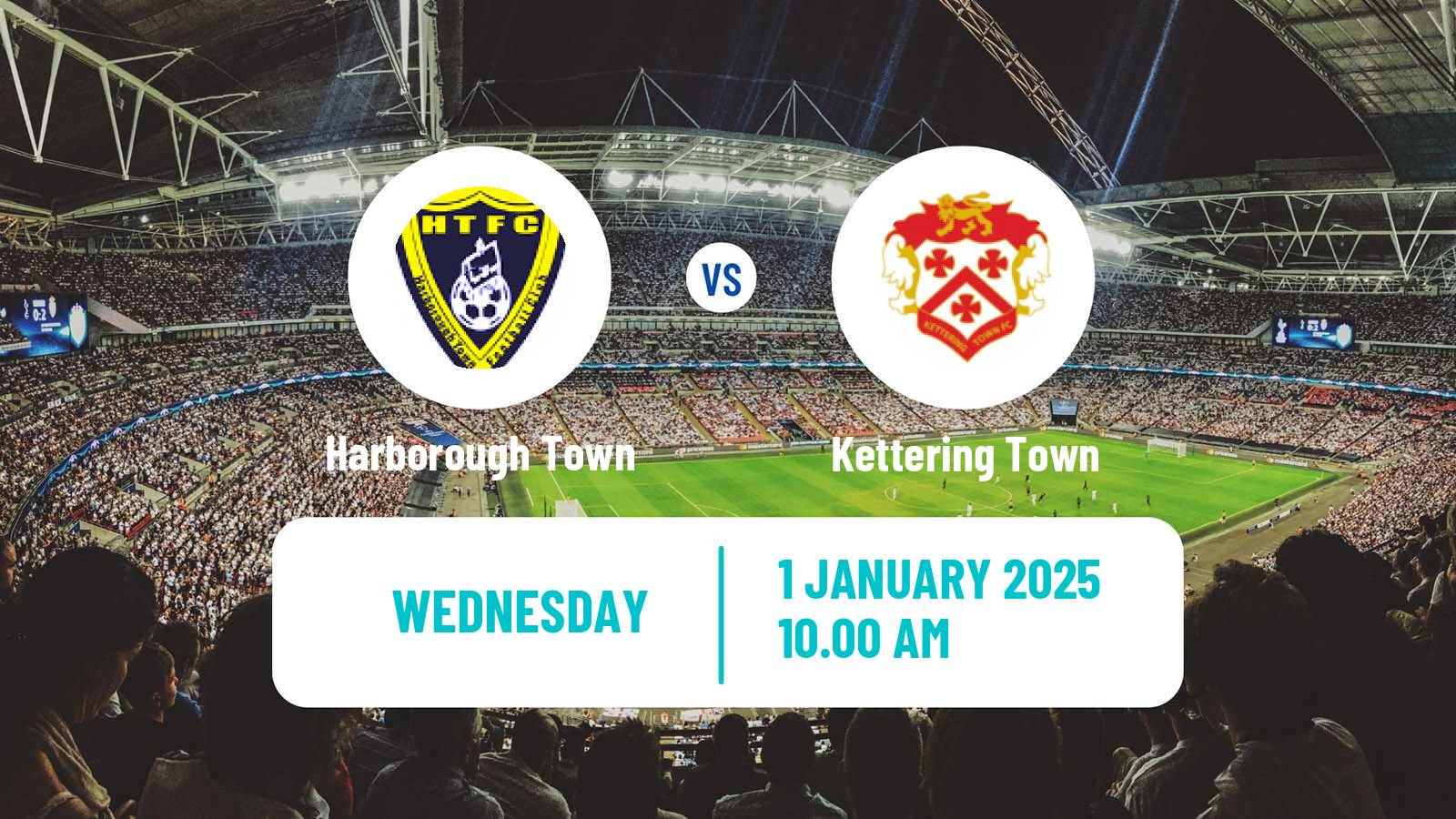 Soccer English Southern League Central Division Harborough Town - Kettering Town