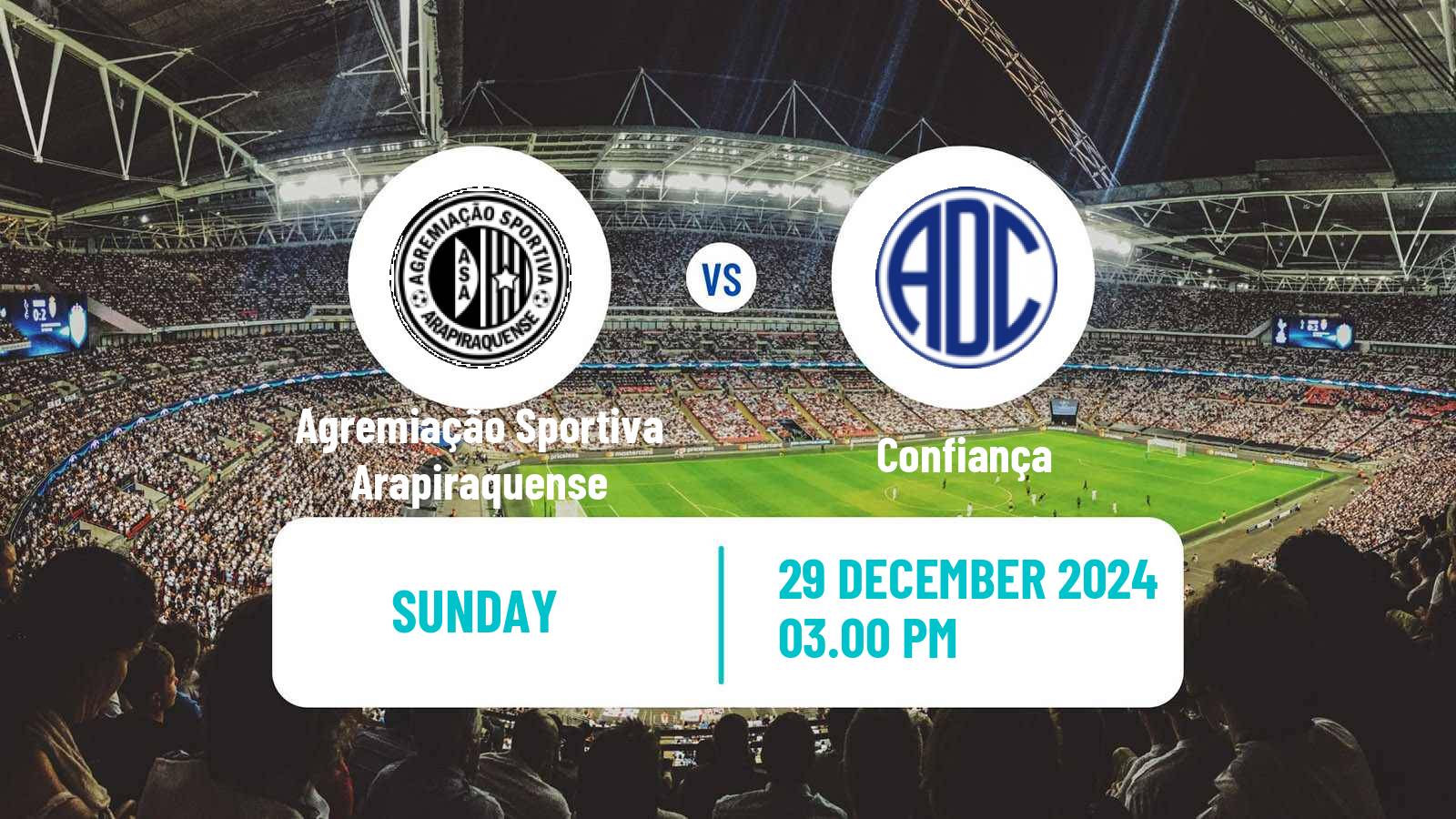 Soccer Club Friendly Agremiação Sportiva Arapiraquense - Confiança