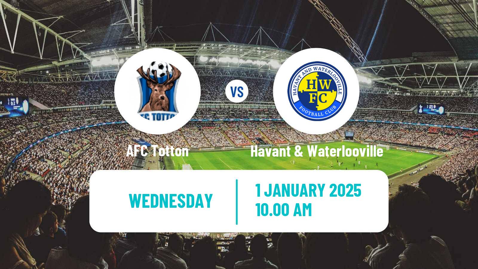 Soccer English Southern League South Division Totton - Havant & Waterlooville