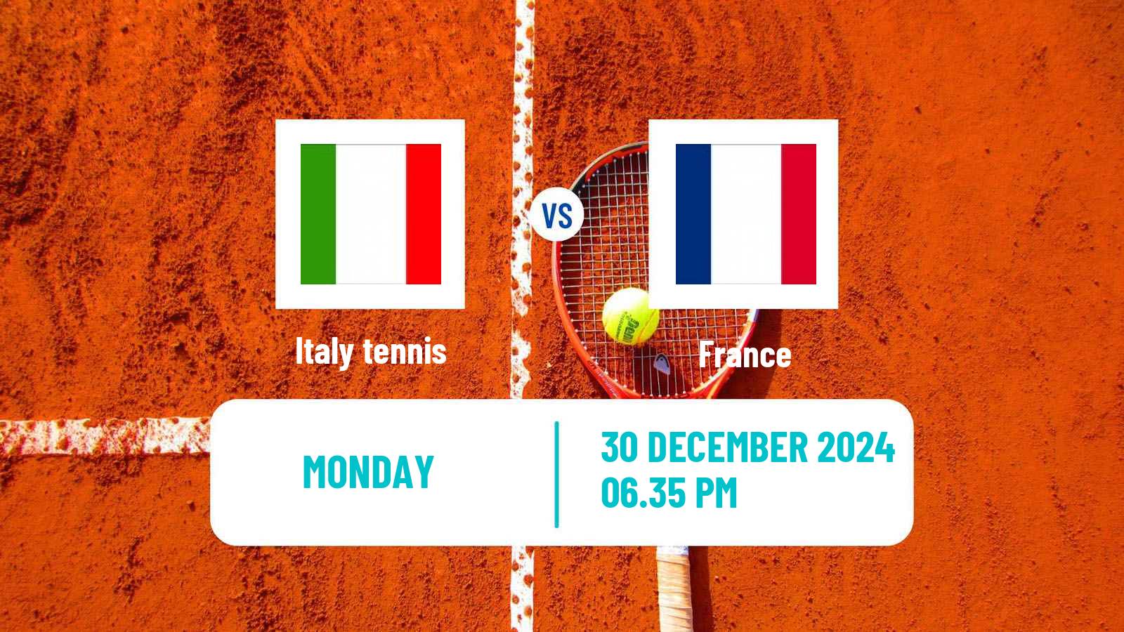 Tennis United Cup Teams Mix Tennis Italy - France