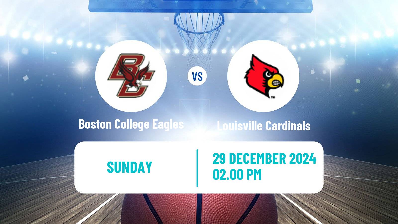 Basketball NCAA College Basketball Women Boston College Eagles - Louisville Cardinals