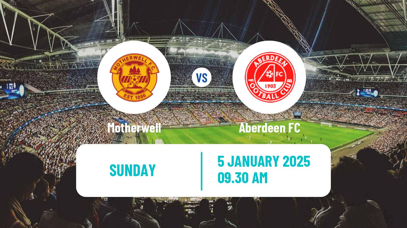 Soccer Scottish Premier League Motherwell - Aberdeen