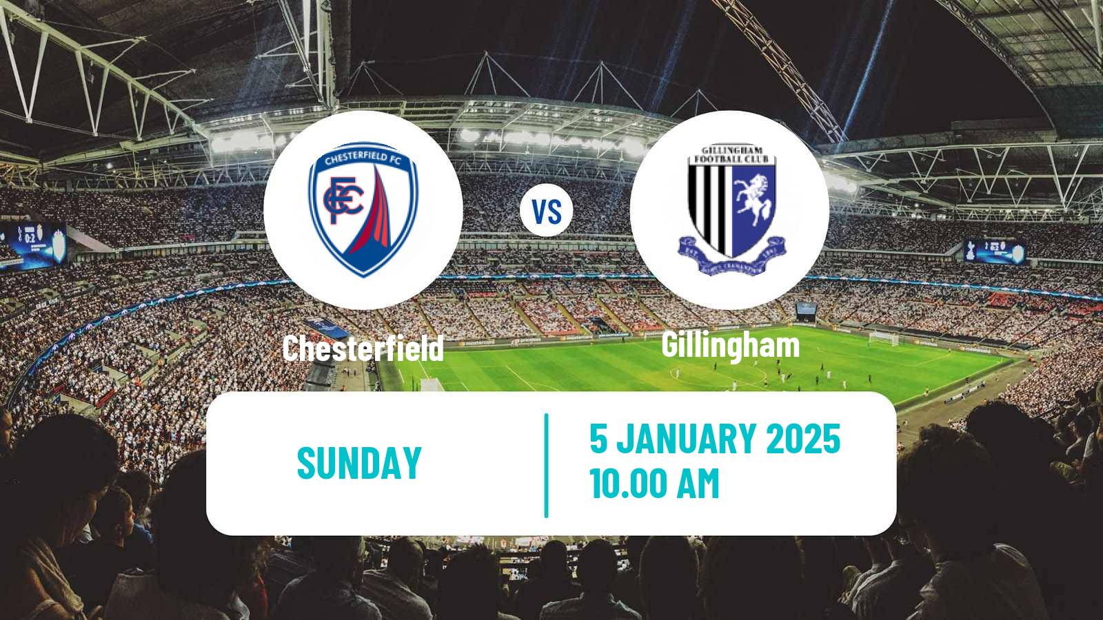 Soccer English League Two Chesterfield - Gillingham