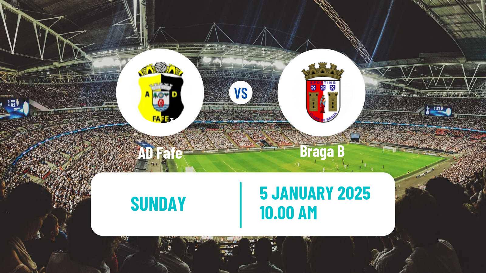 Soccer Portuguese Liga 3 Fafe - Braga B