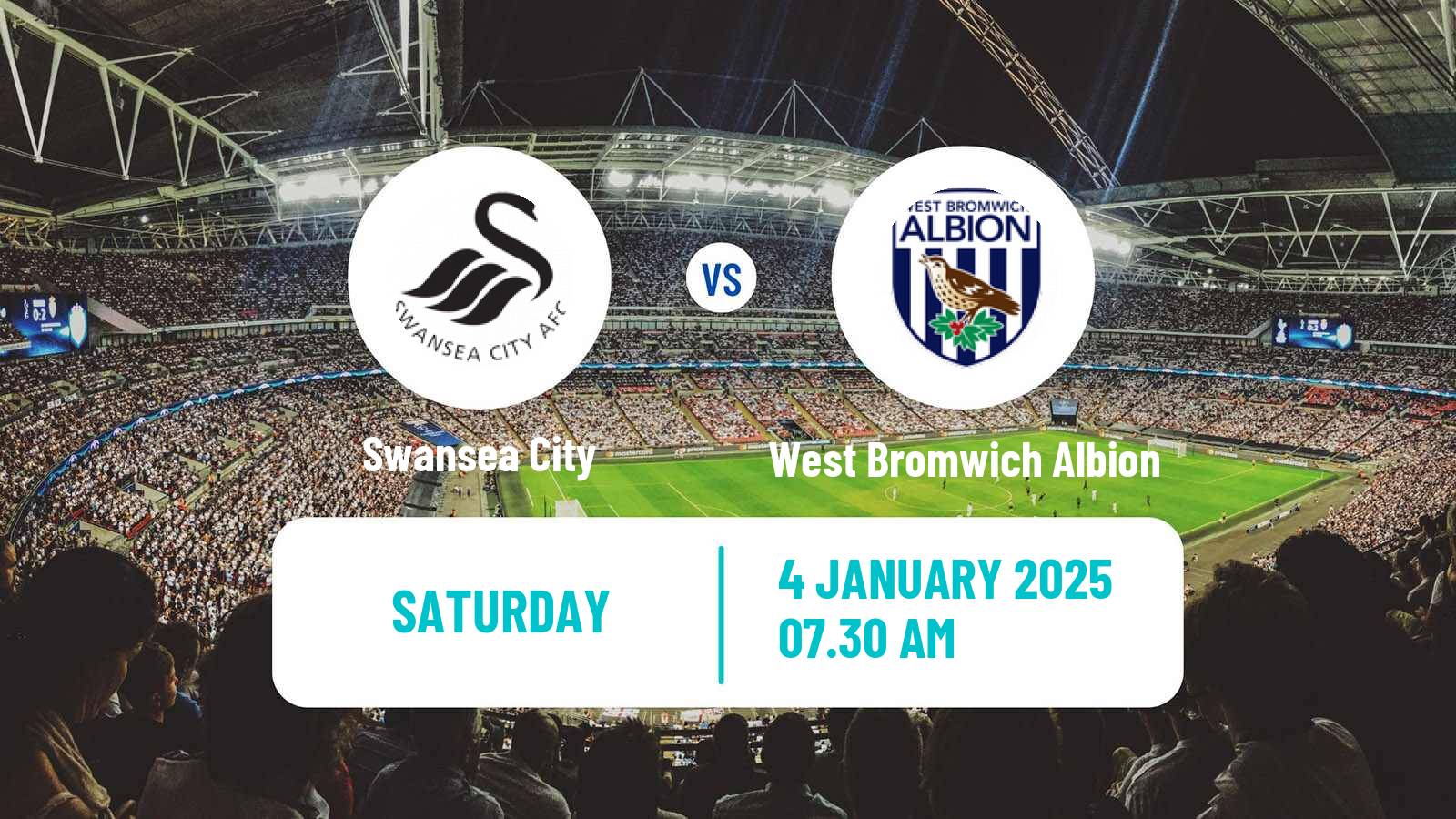 Soccer English League Championship Swansea City - West Bromwich Albion