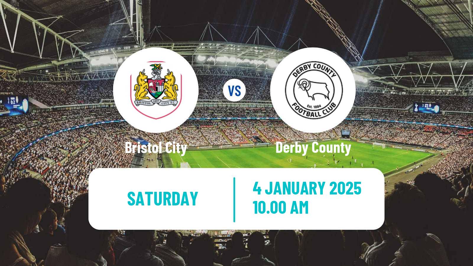 Soccer English League Championship Bristol City - Derby County