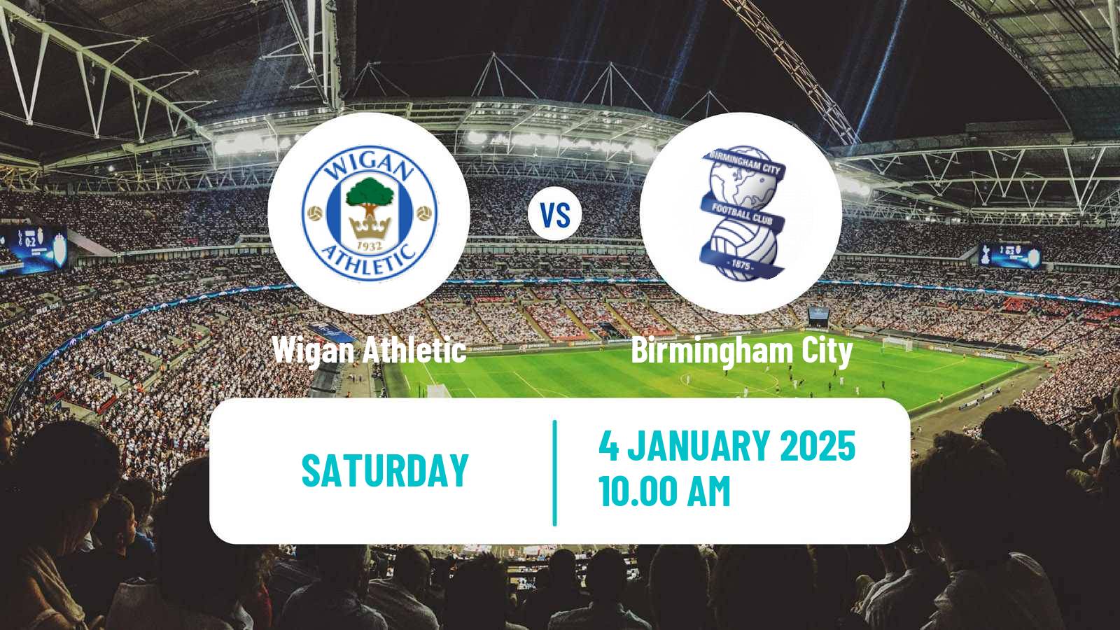 Soccer English League One Wigan Athletic - Birmingham City