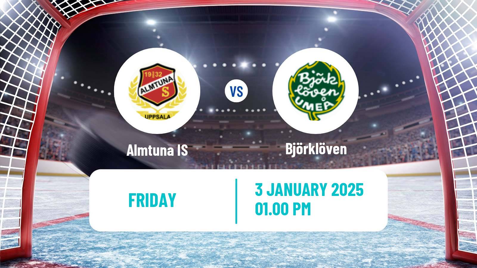 Hockey Swedish Hockey Allsvenskan Almtuna IS - Björklöven