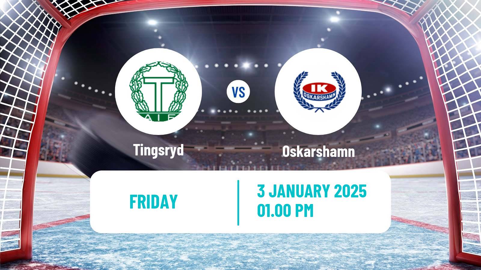 Hockey Swedish Hockey Allsvenskan Tingsryd - Oskarshamn