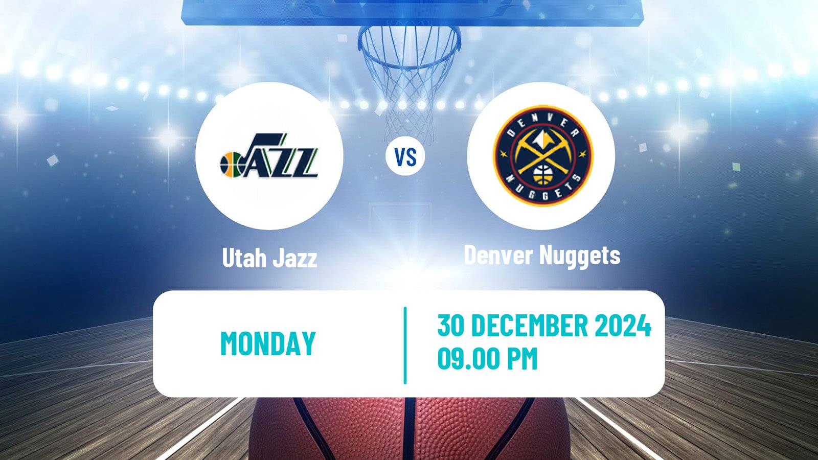 Basketball NBA Utah Jazz - Denver Nuggets