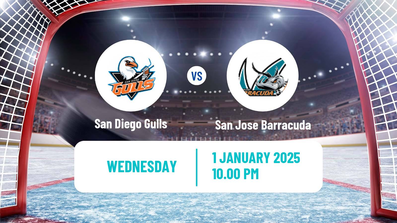 Hockey AHL San Diego Gulls - San Jose Barracuda