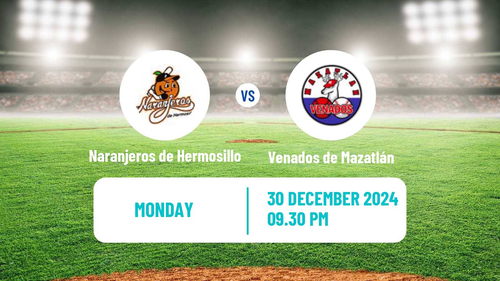 Baseball LMP Naranjeros de Hermosillo - Venados de Mazatlán