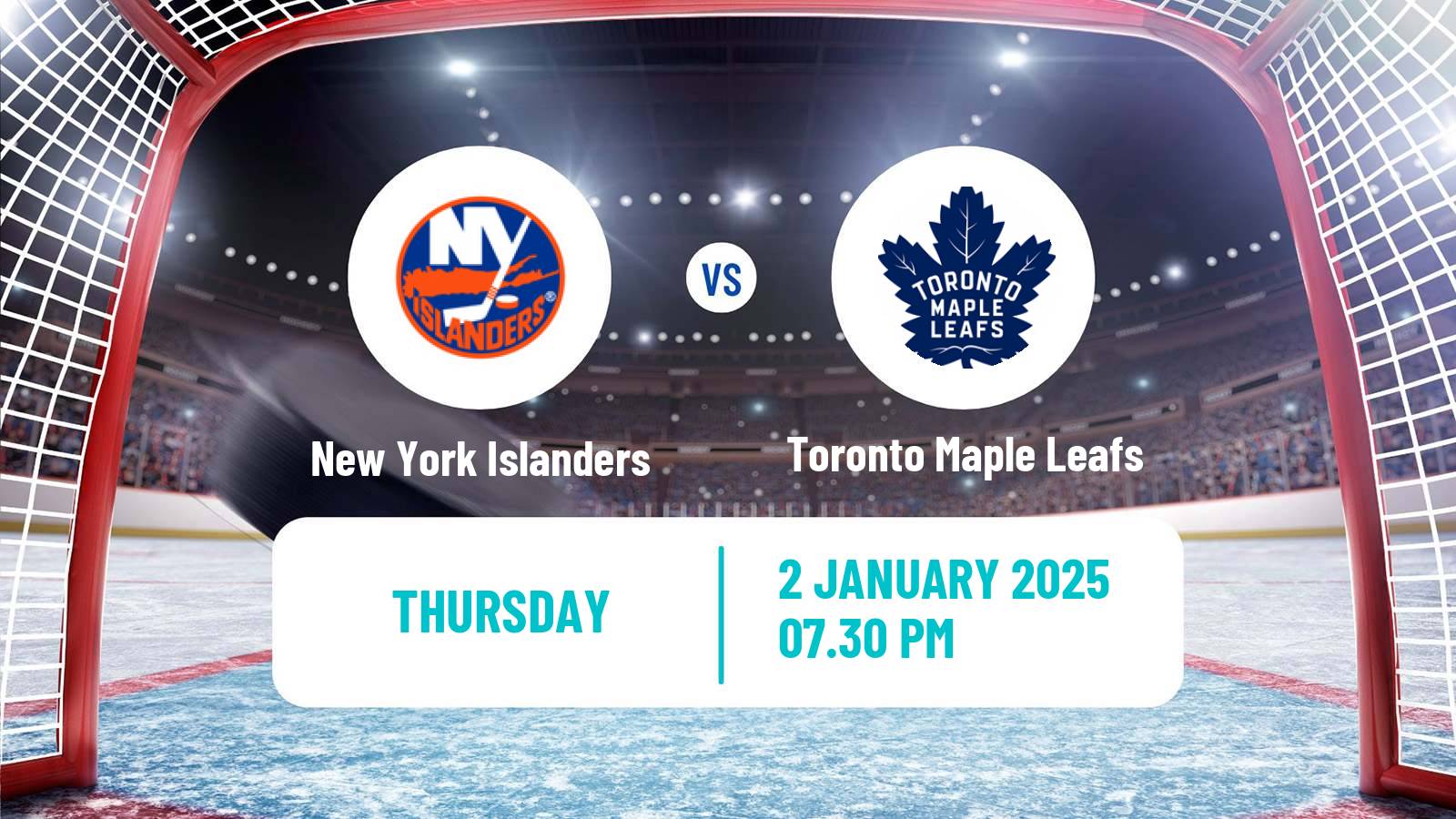 Hockey NHL New York Islanders - Toronto Maple Leafs