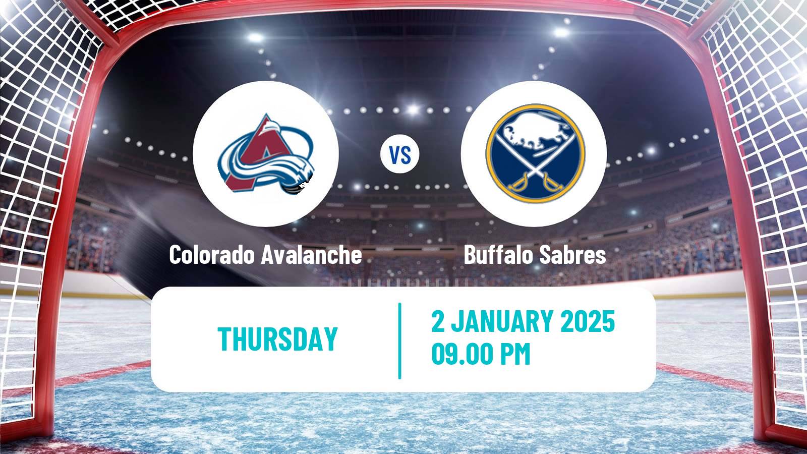 Hockey NHL Colorado Avalanche - Buffalo Sabres