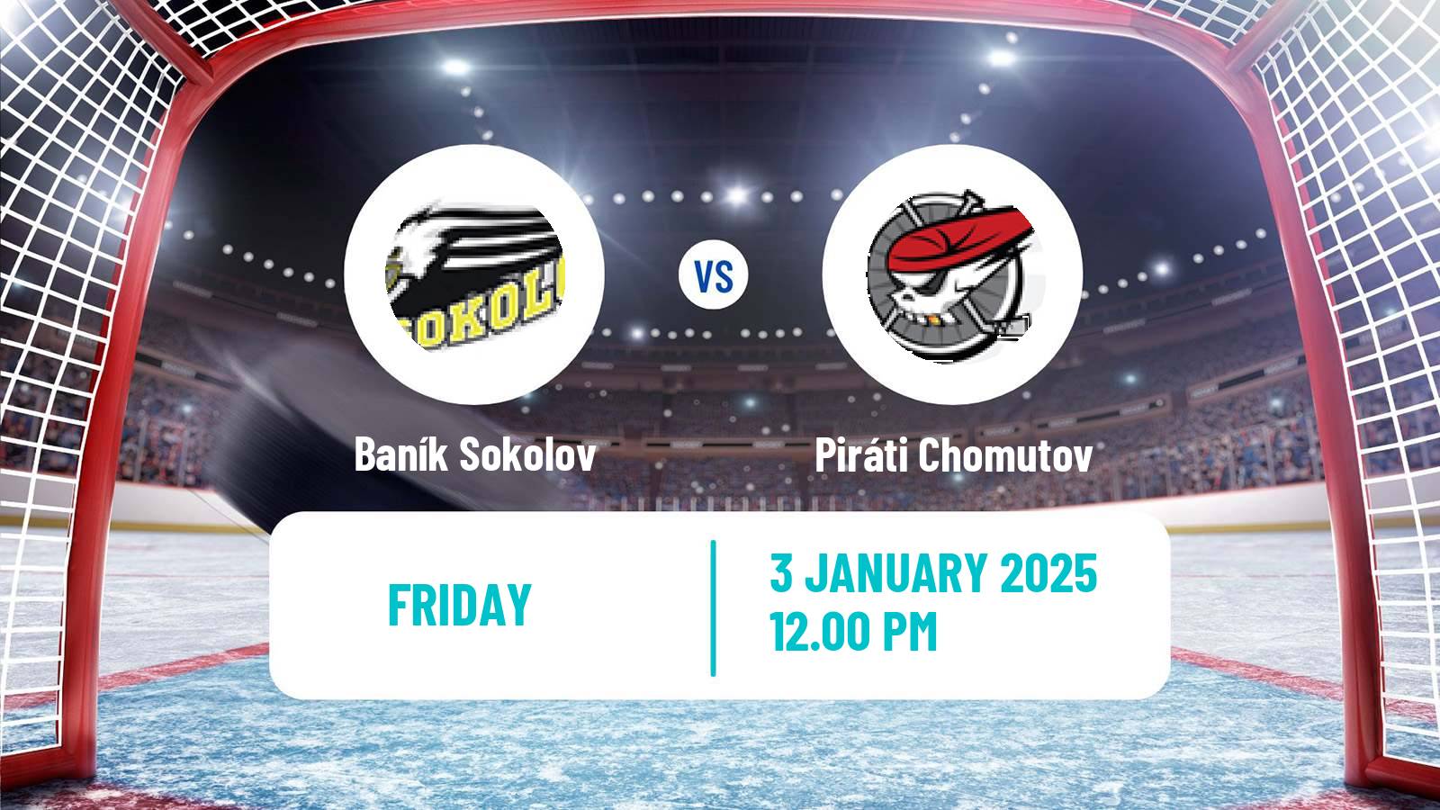 Hockey Czech Chance Liga Baník Sokolov - Piráti Chomutov