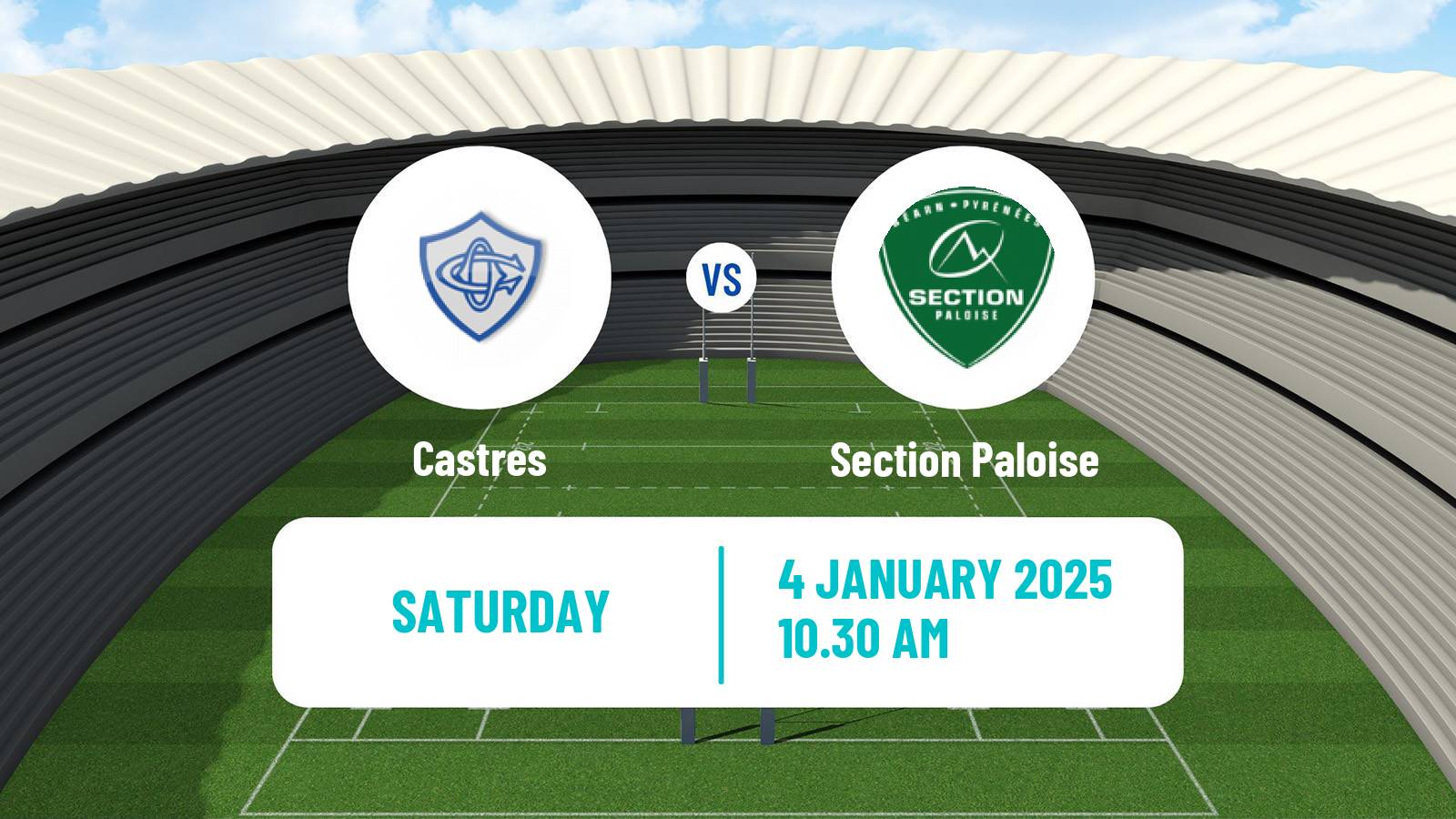 Rugby union French Top 14 Castres - Section Paloise