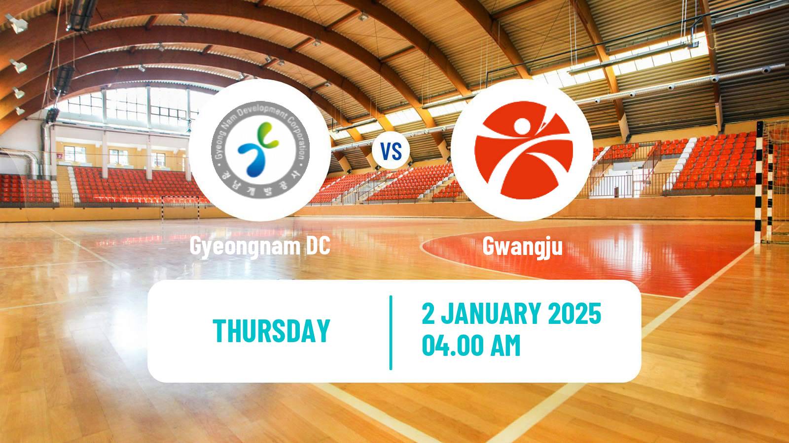 Handball South Korean 1st League Handball Women Gyeongnam DC - Gwangju