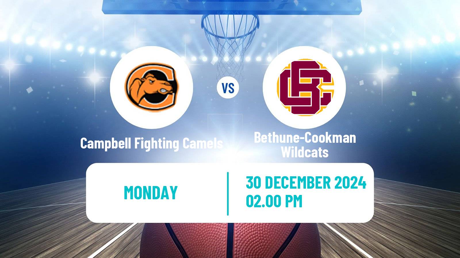 Basketball NCAA College Basketball Women Campbell Fighting Camels - Bethune-Cookman Wildcats