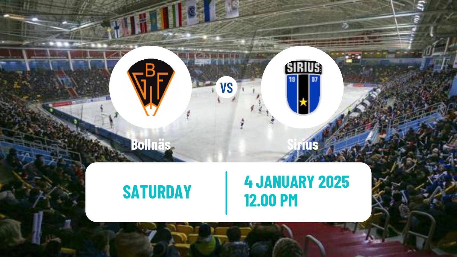 Bandy Swedish Elitserien Bandy Bollnäs - Sirius