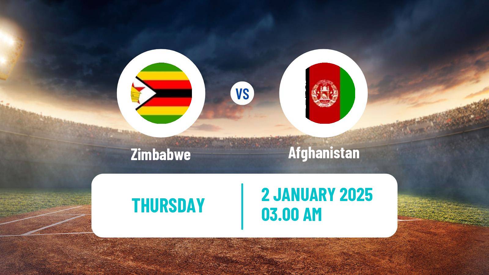 Cricket Test Series Zimbabwe - Afghanistan