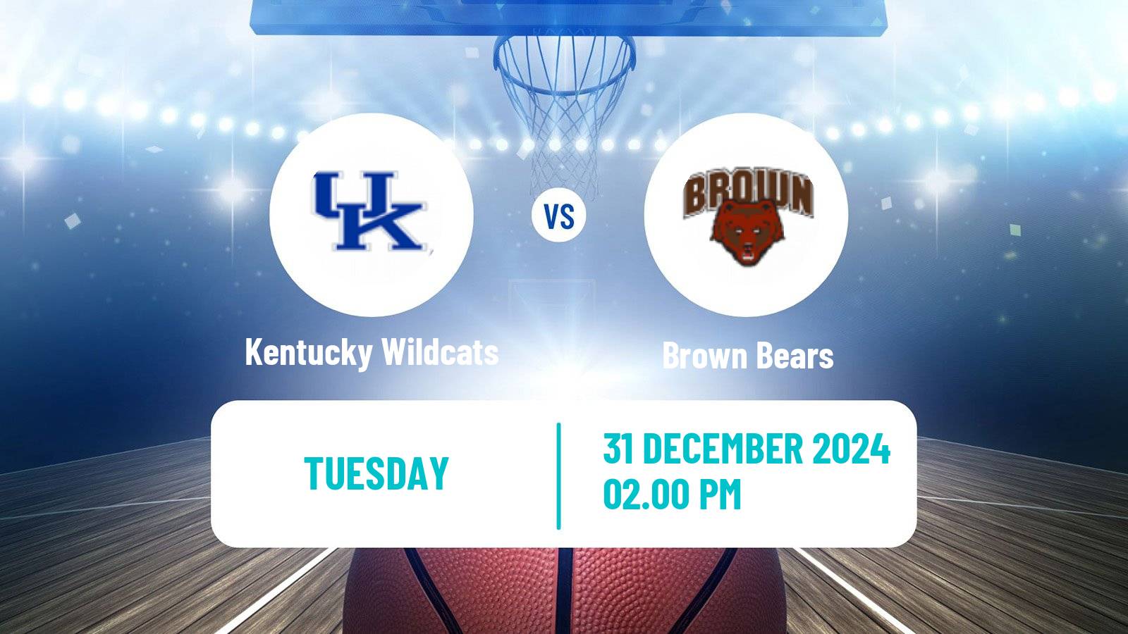 Basketball NCAA College Basketball Kentucky Wildcats - Brown Bears