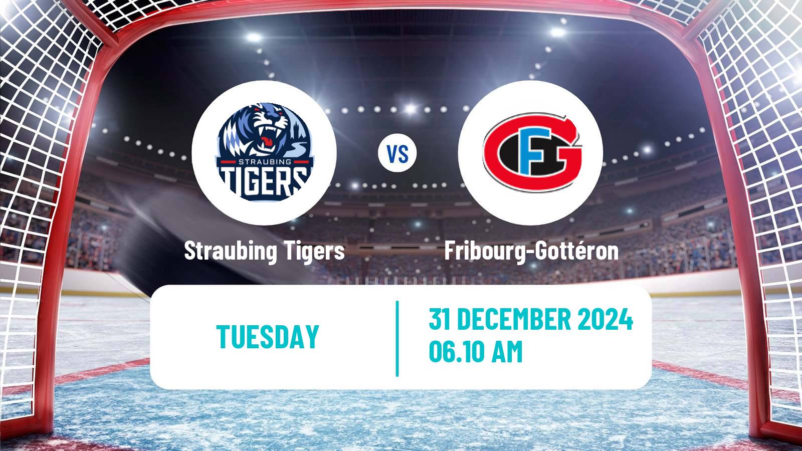 Hockey Spengler Cup Straubing Tigers - Fribourg-Gottéron