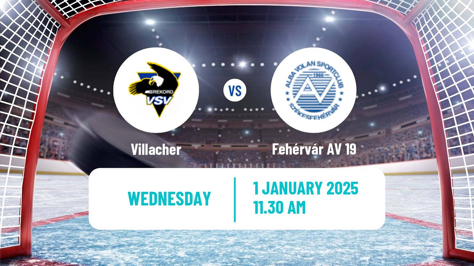 Hockey Austrian Ice Hockey League Villacher - Fehérvár AV 19