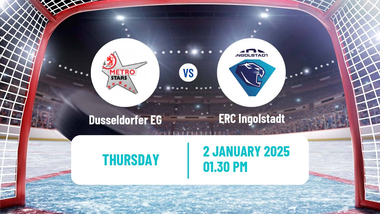 Hockey German Ice Hockey League Dusseldorfer EG - ERC Ingolstadt