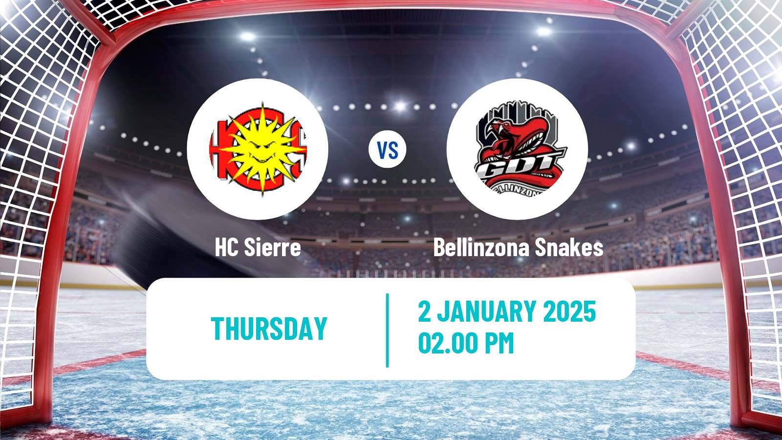 Hockey Swiss League Hockey Sierre - Bellinzona Snakes