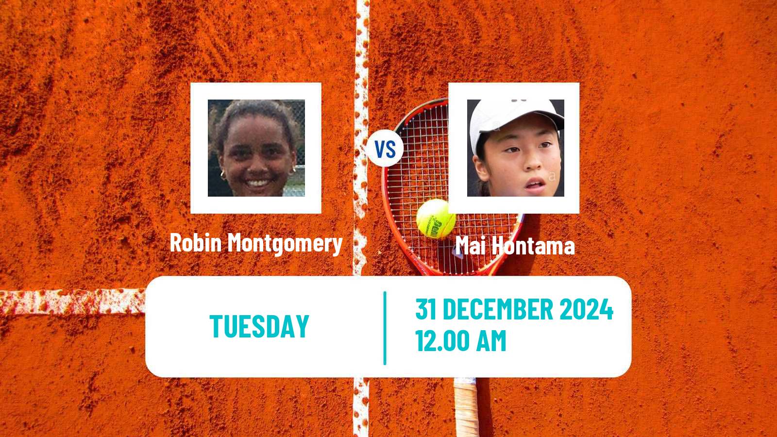 Tennis WTA Auckland Robin Montgomery - Mai Hontama