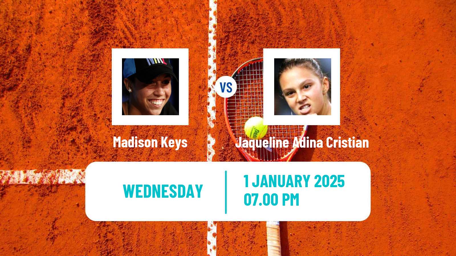 Tennis WTA Auckland Madison Keys - Jaqueline Adina Cristian