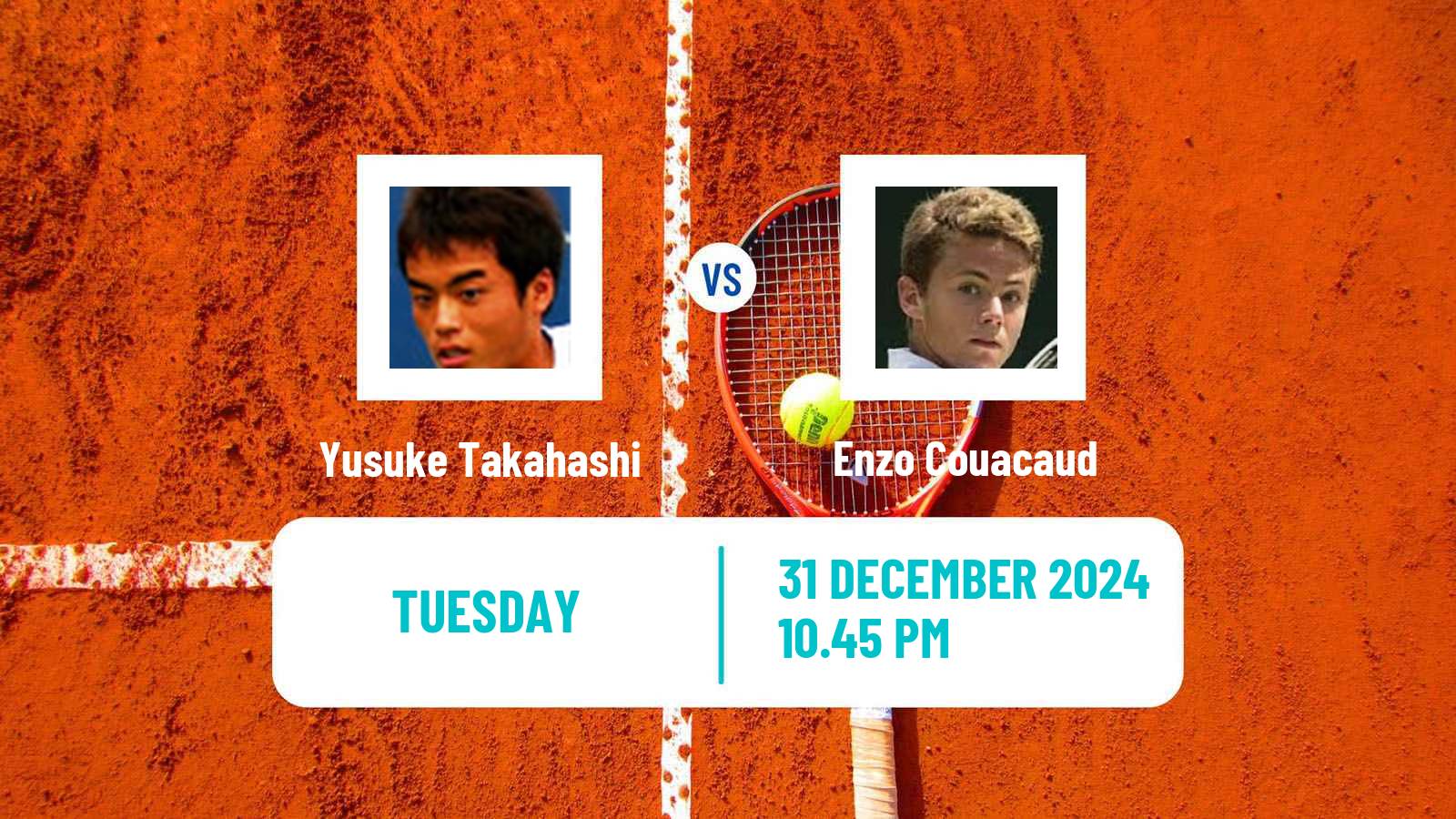 Tennis Noumea Challenger Men Yusuke Takahashi - Enzo Couacaud