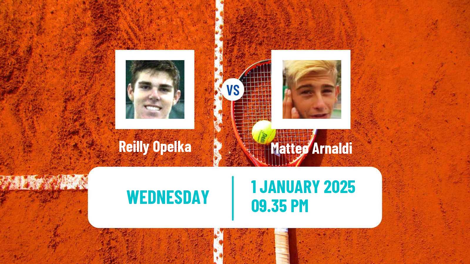 Tennis ATP Brisbane Reilly Opelka - Matteo Arnaldi